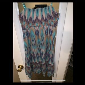 Strapless summer dress